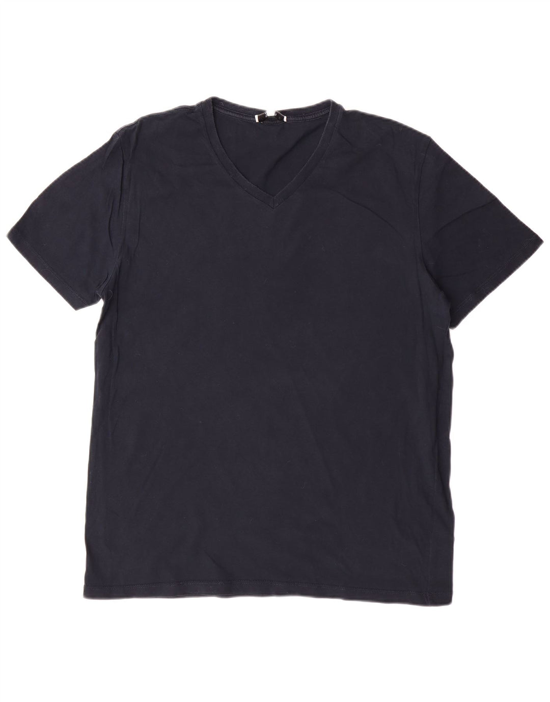 Camiseta feminina REISS grande algodão azul marinho