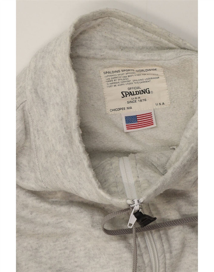 Jaqueta masculina Spalding XL cinza manchada