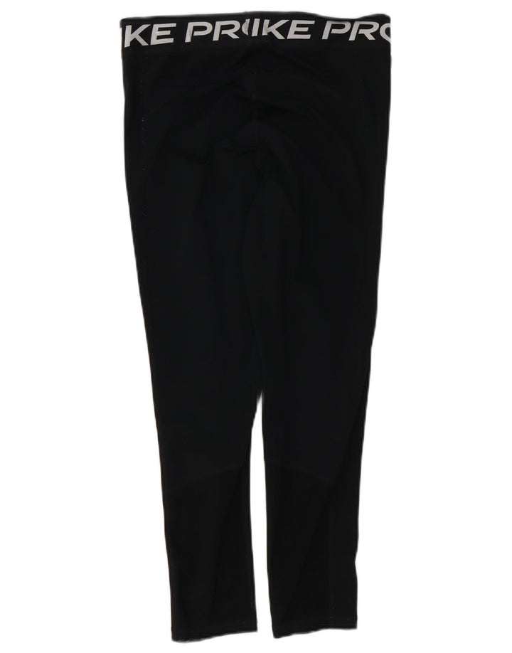 Leggings femininas Nike Dri Fit Graphic UK 12 médio preto poliéster