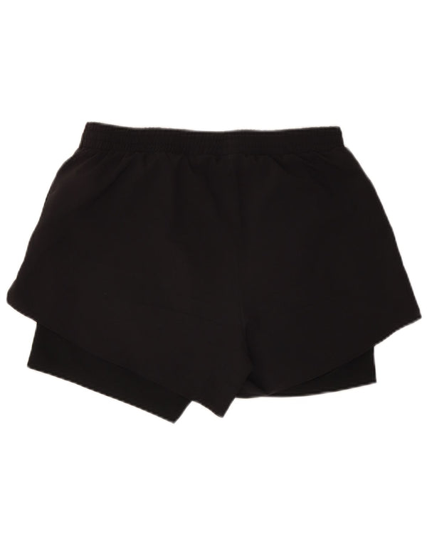 Adidas Womens Aeroready Sport Shorts UK 12/14 Médio Preto Poliéster