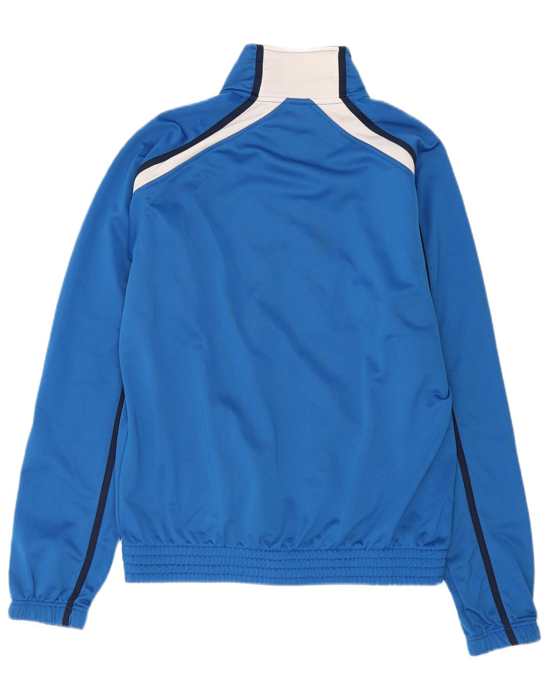 Asics Mens Tracksuit Top Jacket XL Azul Colourblock Poliéster