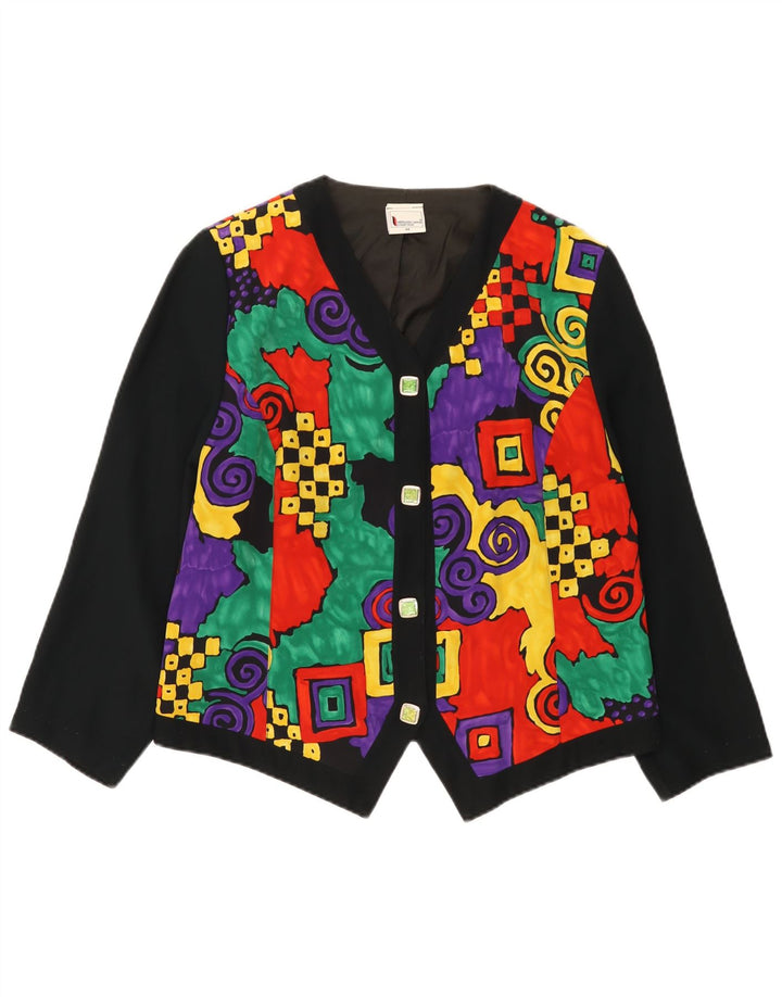 Jaqueta blazer feminina Hermann Lange manga 3/4 EU 44 XL multicolorida