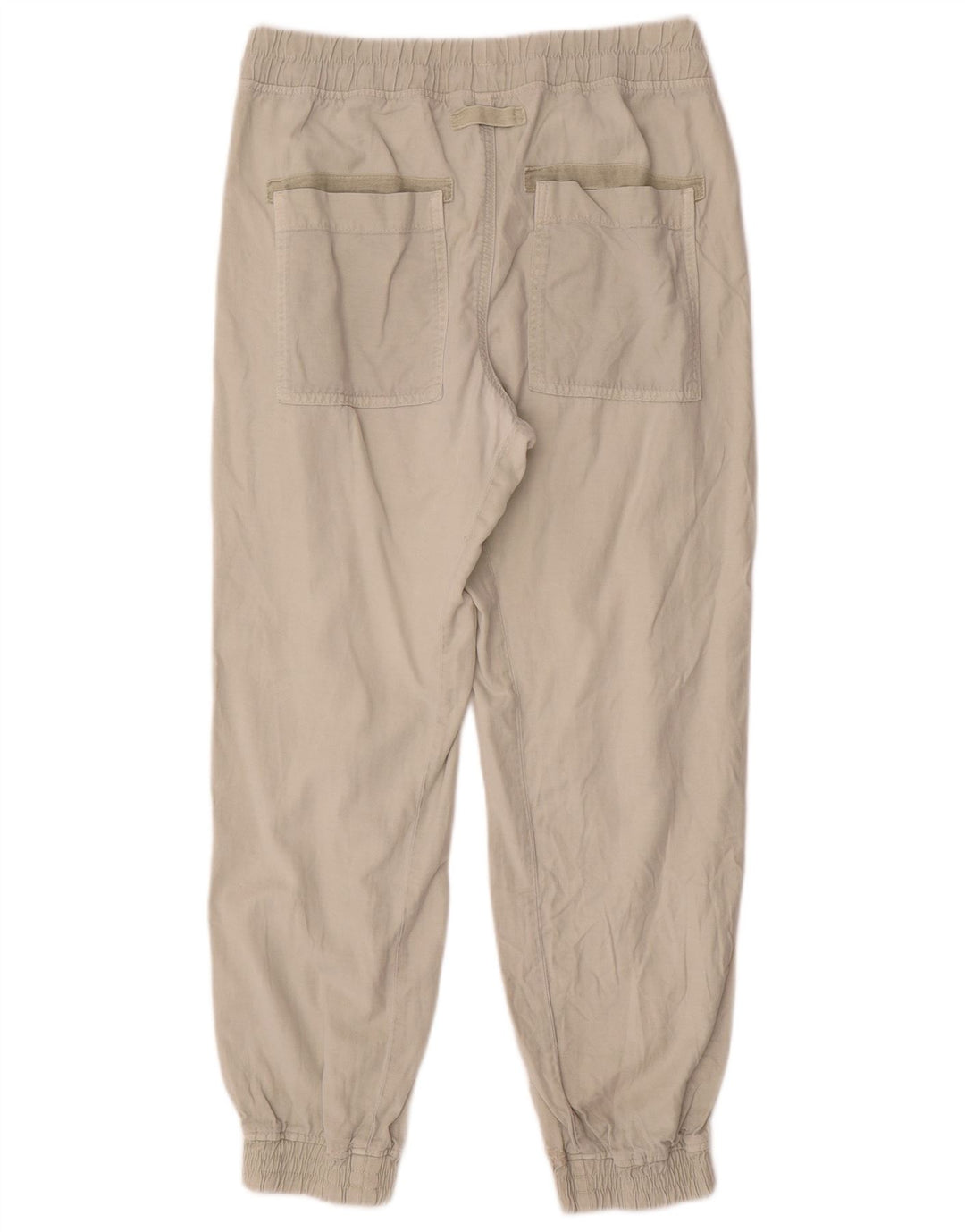 Calça de treino feminina Zara Joggers UK 14 médio bege
