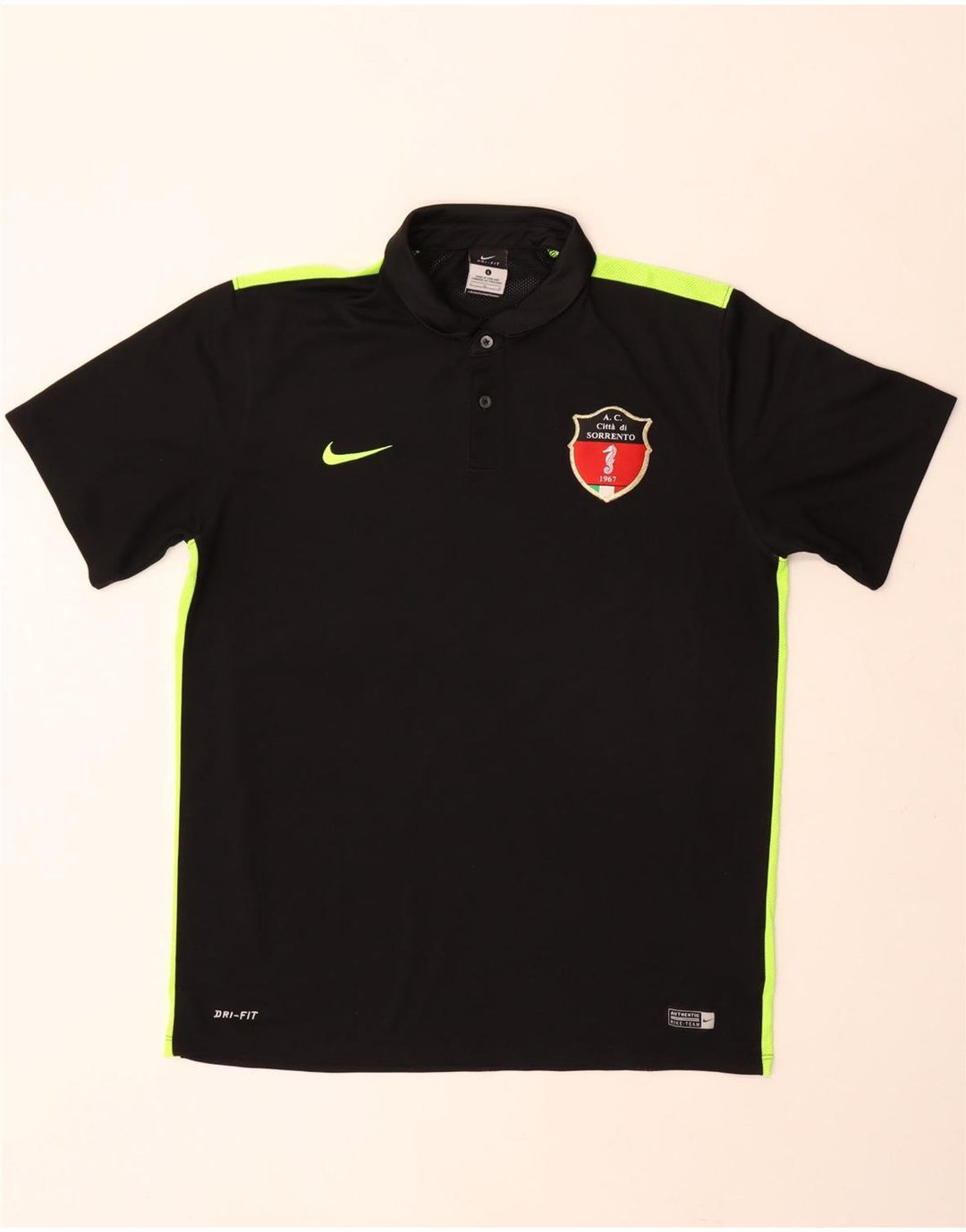 Camisa polo masculina Nike Dri Fit grande poliéster colorblock preto