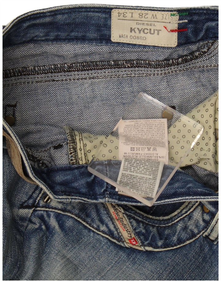 Diesel Feminino Kycut Slim Jeans W28 L31 Azul Algodão
