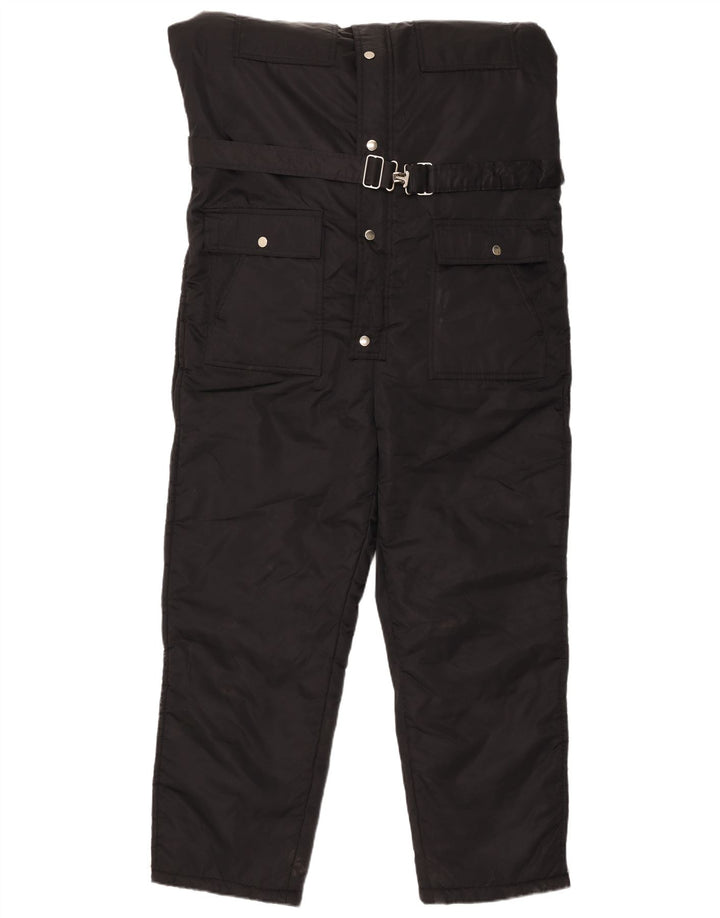 Macacão de esqui masculino com capuz Sears Work Leisure grande nylon preto