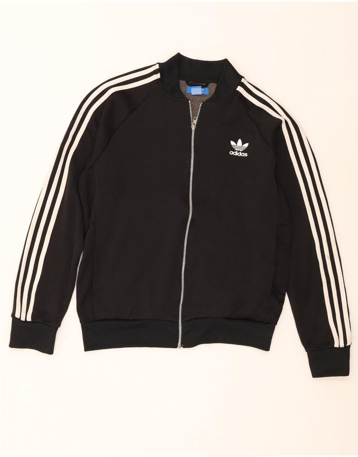 Adidas Mens Treino Top Jaqueta Grande Poliéster Preto