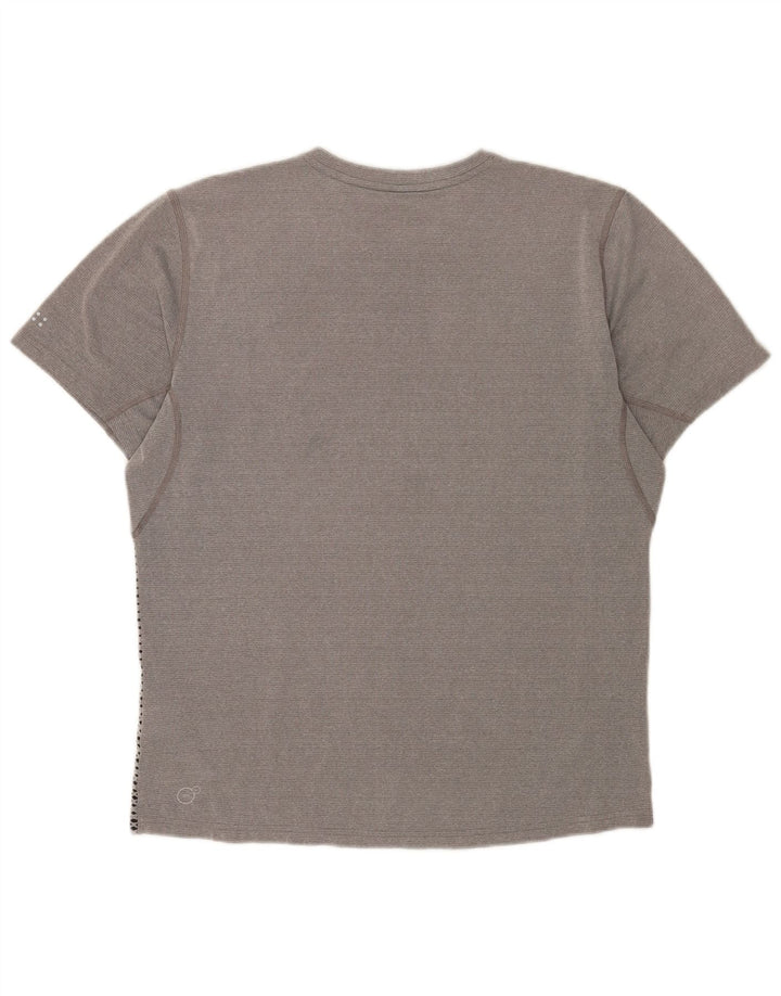 Puma Camiseta Masculina Top Poliéster Manchado Cinza Médio