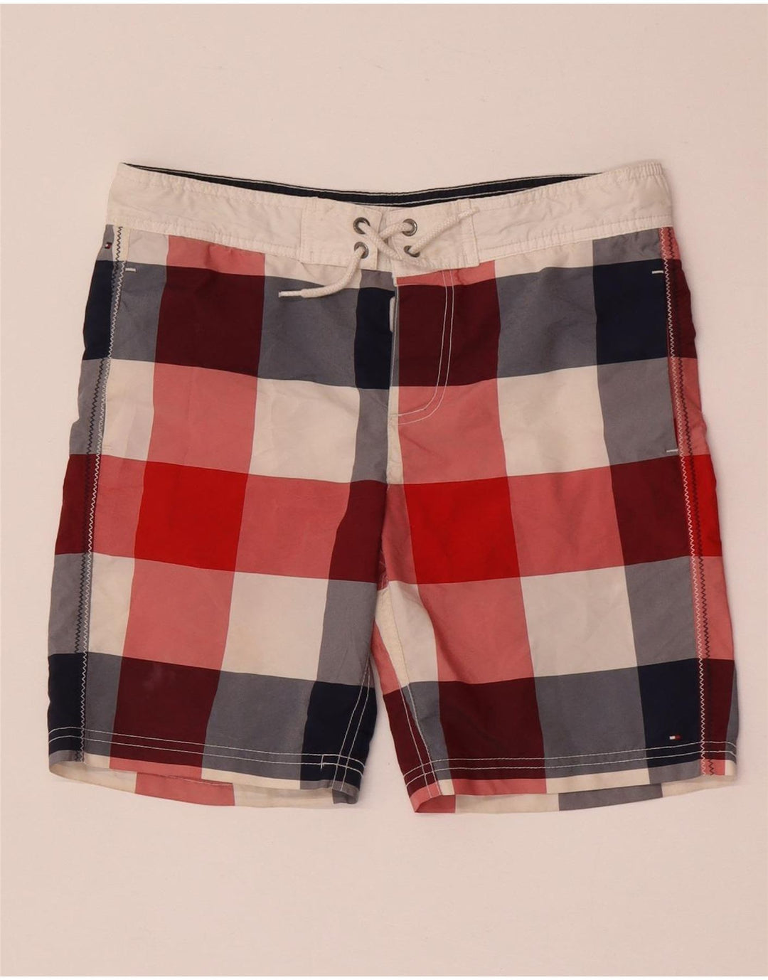 Shorts de banho Tommy Hilfiger para meninos 13-14 anos xadrez multicolorido