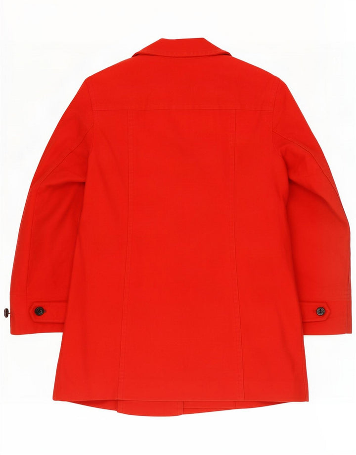 Boden Womens Pea Coat UK 12 Algodão Vermelho Médio