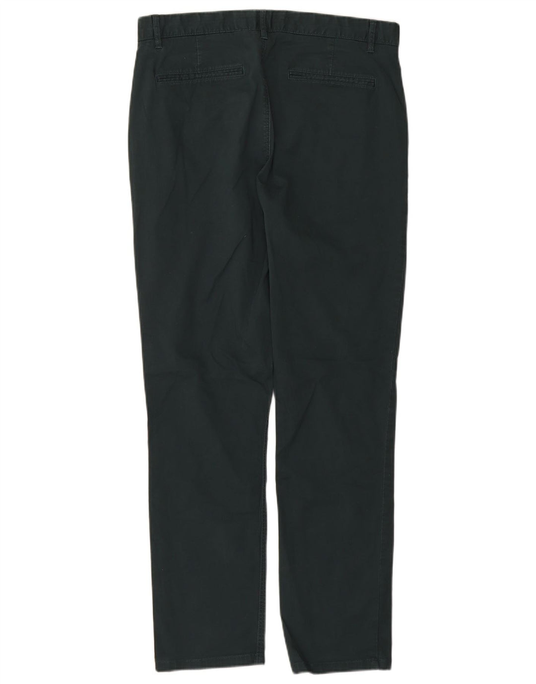 FAT FACE Mens Slim Chino Calças W34 L30 Algodão Verde