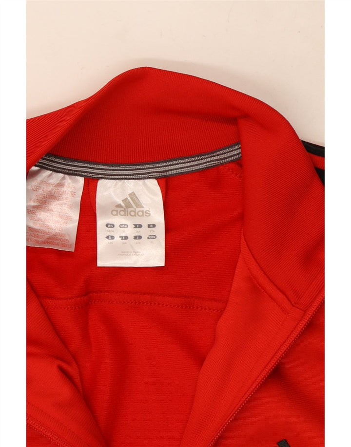 Jaqueta Adidas Meninos Treino Top 15-16 Anos Poliéster Vermelho Vermelho