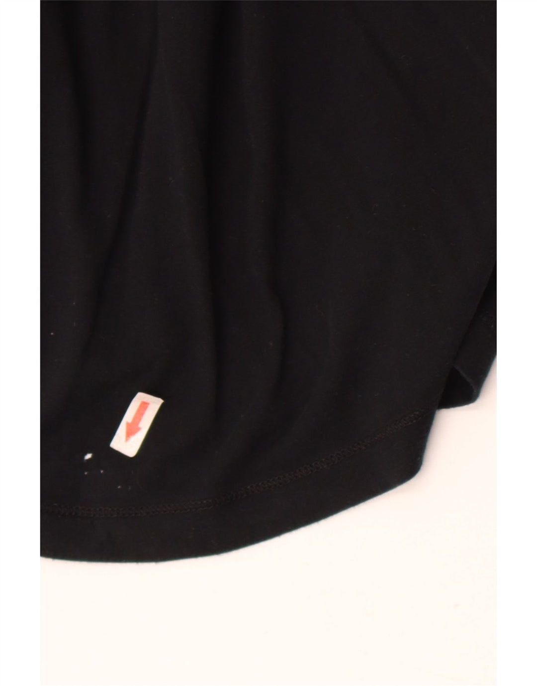Ralph Lauren Top feminino com babados na frente e manga comprida Reino Unido 12 médio preto