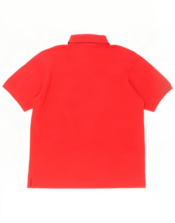 Camisa polo masculina Sergio Tacchini IT 54 XL algodão vermelho