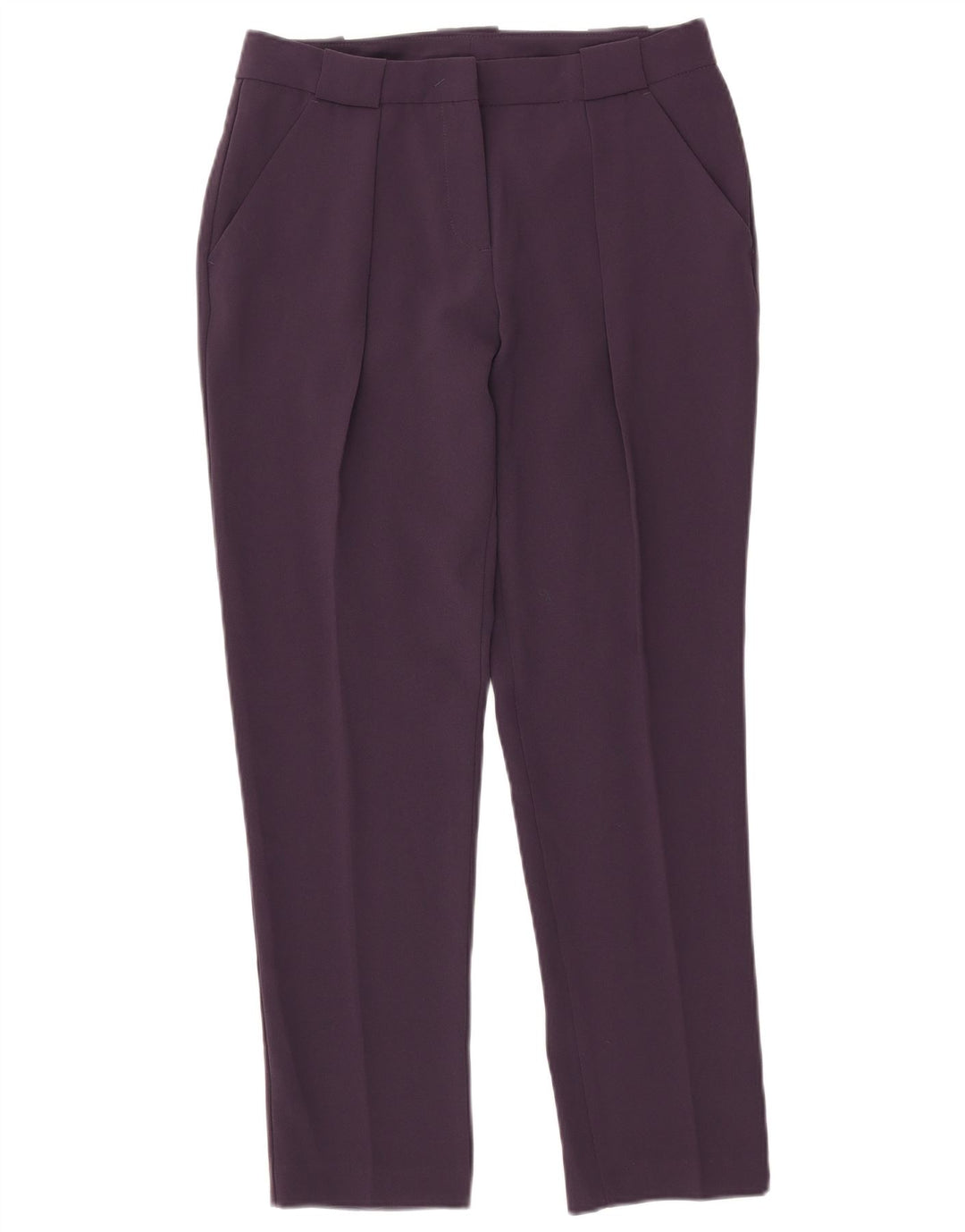 Calça Chino Slim Feminina Benetton IT 42 Médio W30 L28 Poliéster Roxo