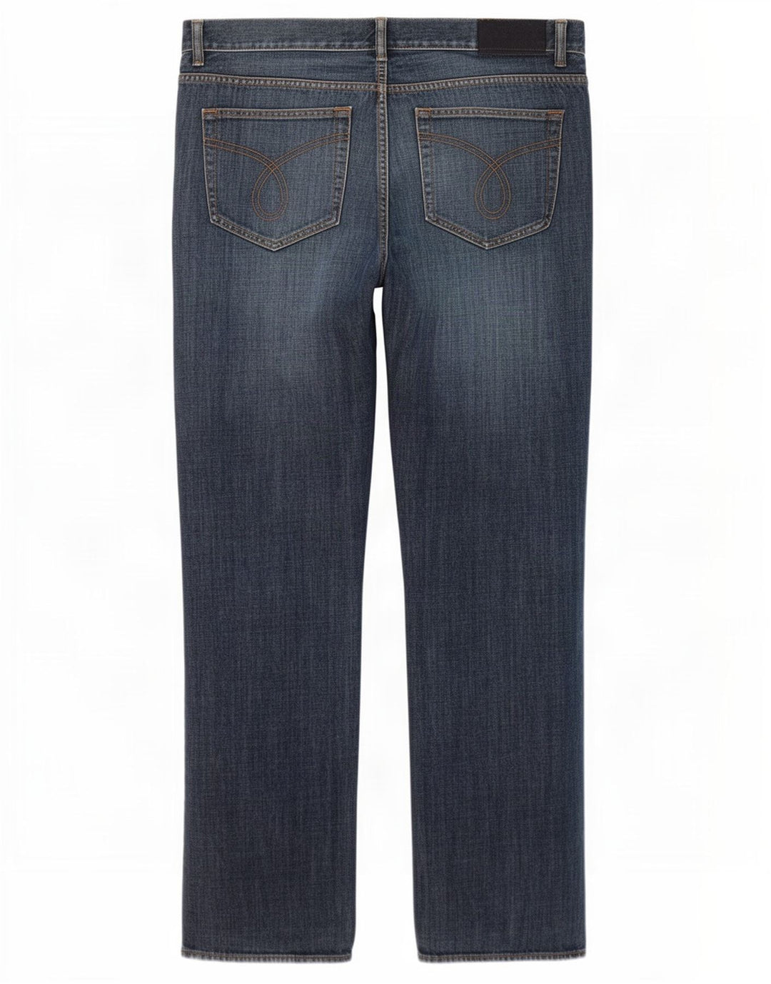 Calça jeans reta masculina Calvin Klein W36 L33 azul algodão