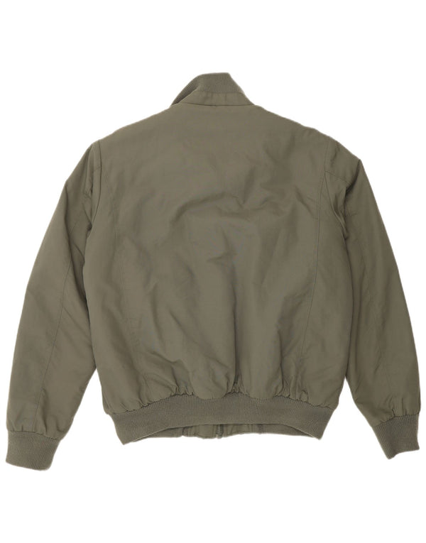 Jaqueta bomber Kappa masculina Sherpa Reino Unido 38 médio cáqui nylon