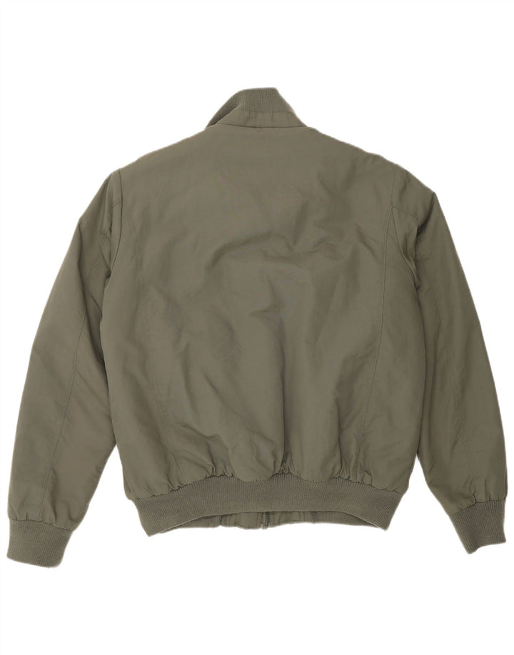 Jaqueta bomber Kappa masculina Sherpa Reino Unido 38 médio cáqui nylon