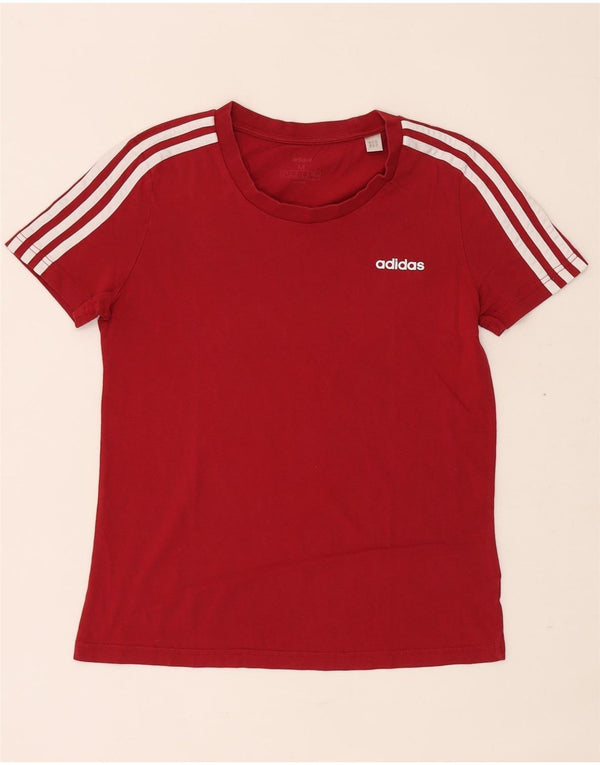 Adidas Camiseta Feminina Top UK 12/14 Médio Algodão Vermelho
