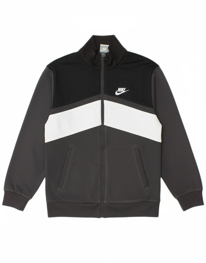 NIKE Boys Tracksuit Top Jacket 10-11 Anos Médio Multicolorido