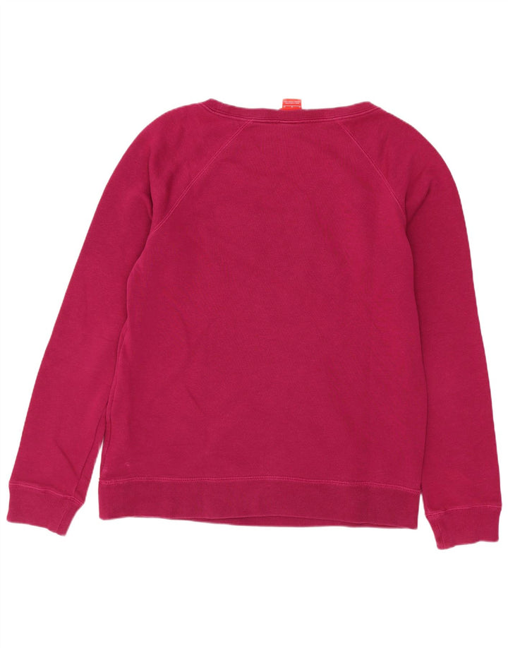 Moletom gráfico feminino Nike Jumper UK 14 médio rosa algodão