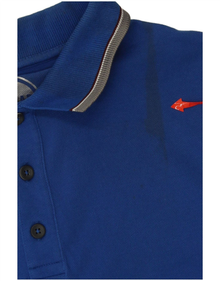 Camisa polo masculina COLMAR algodão azul médio
