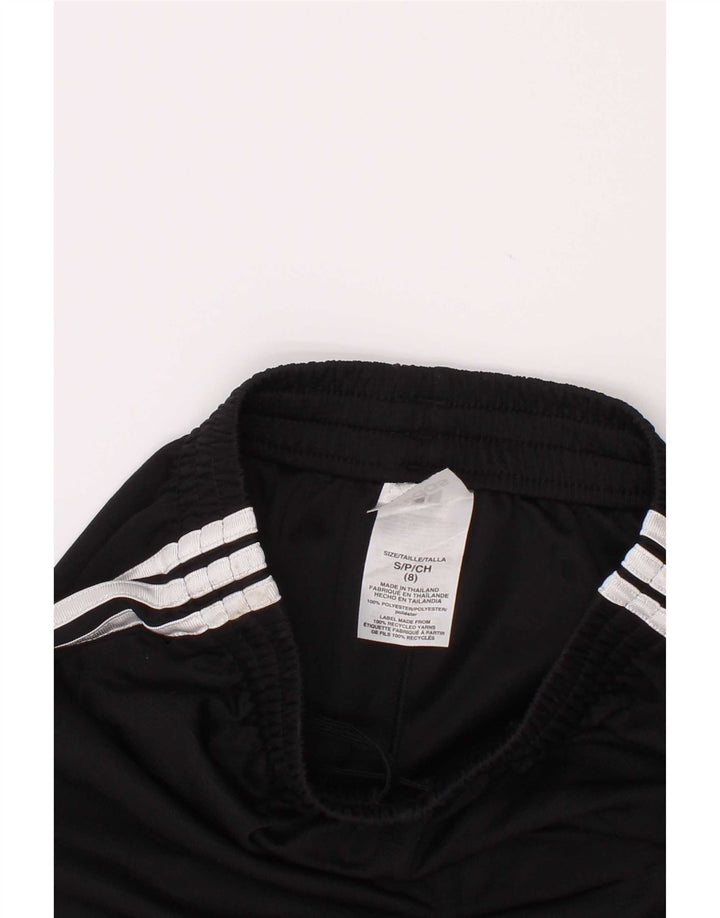 Shorts esportivos masculinos Adidas 7-8 anos pequeno poliéster preto