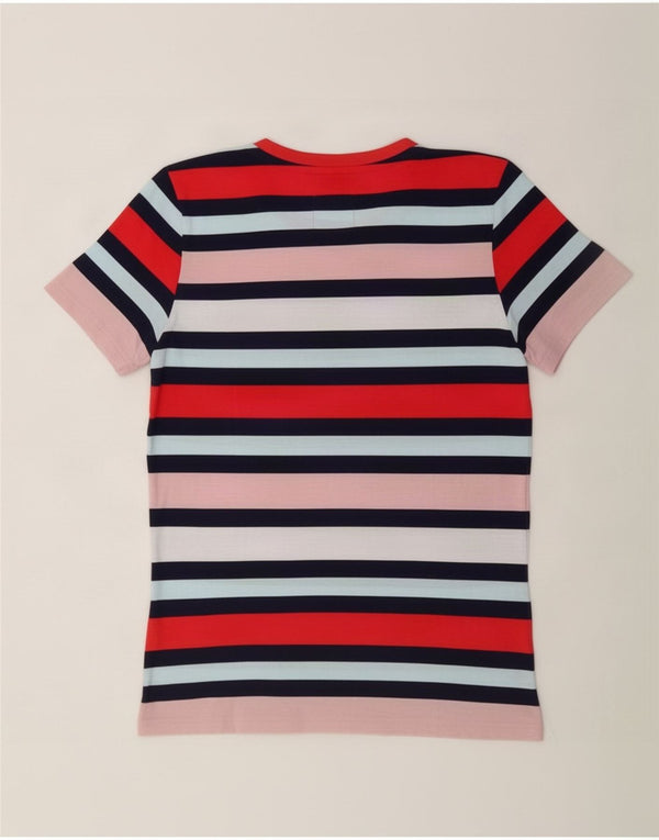 Camiseta feminina Superdry com estampa gráfica UK 12 listrada média multicolorida