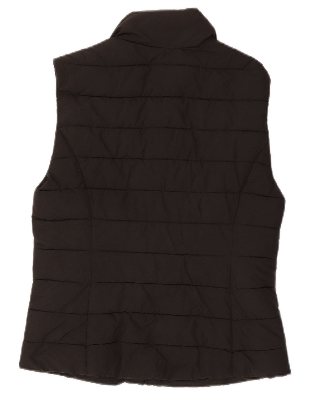 Colete acolchoado feminino Jack Wills UK 10 pequeno poliéster preto