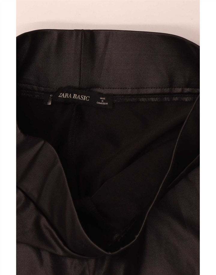 Zara Leggings Mulher UK 8 Pequenas Pretas