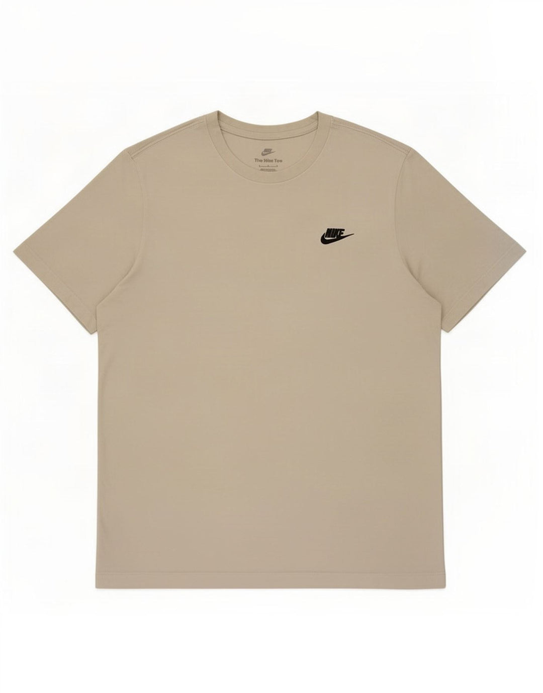 Camiseta masculina Nike grande algodão bege