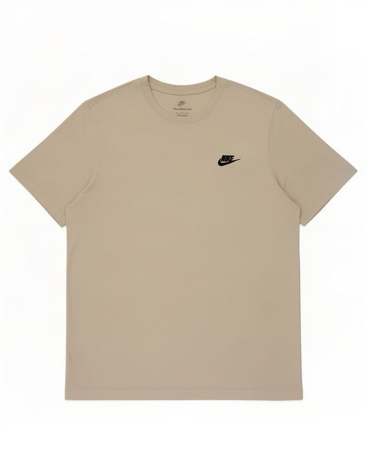 Camiseta masculina Nike grande algodão bege