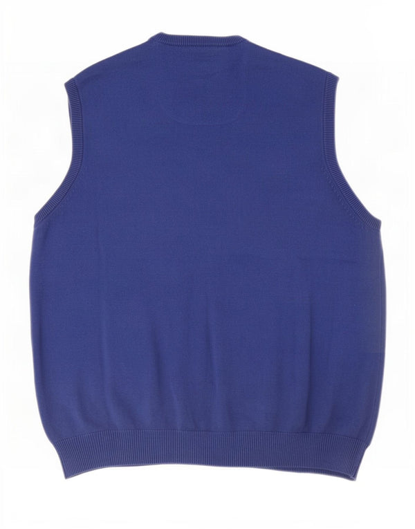 Marks & Spencer Regata masculina de ajuste regular XL algodão azul