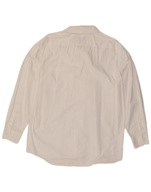 Camisa masculina Hugo Boss grande algodão branco