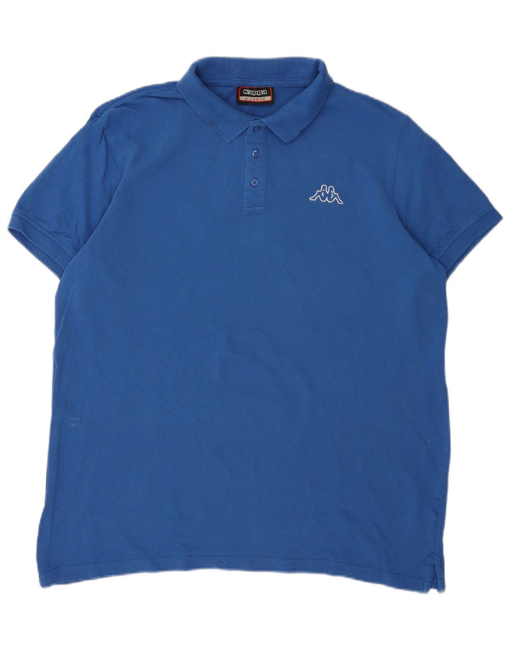 Camisa polo masculina Kappa XL algodão azul