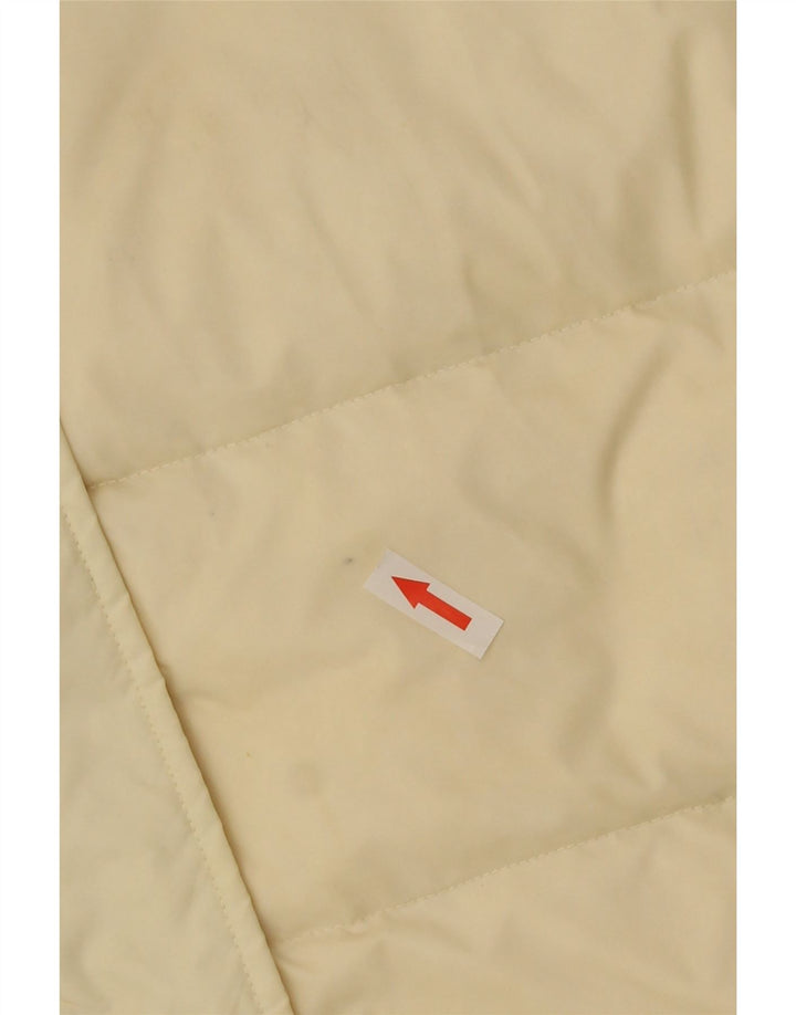 Casaco acolchoado com capuz feminino Pheder IT 46 grande nylon amarelo