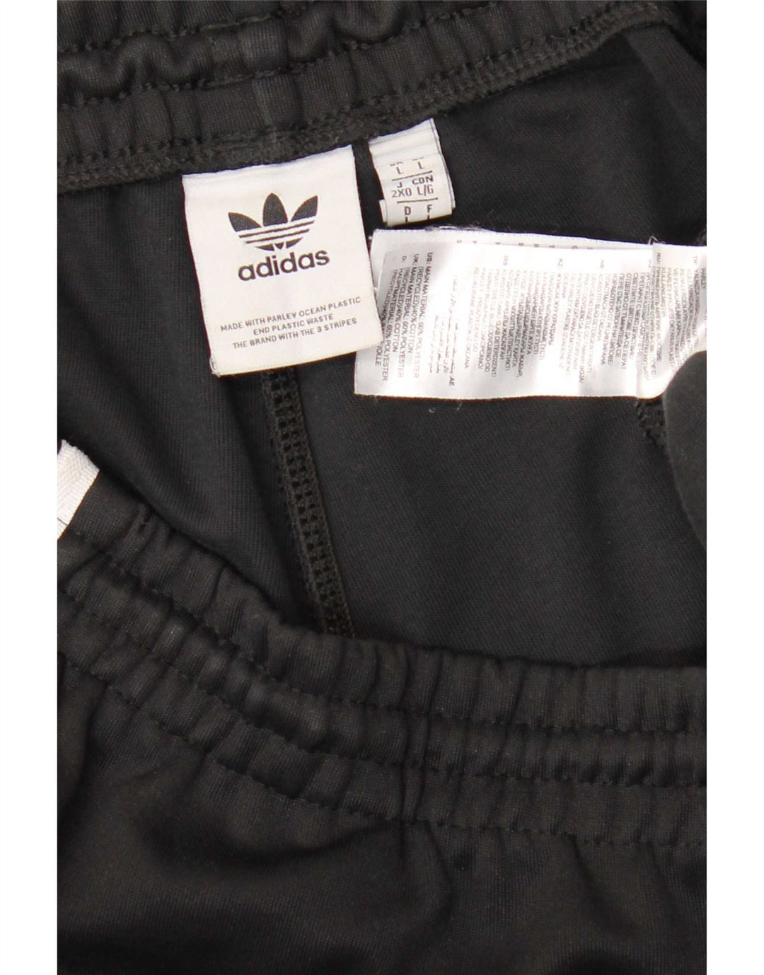 Adidas Mens Treino Calças Joggers Grande Poliéster Preto