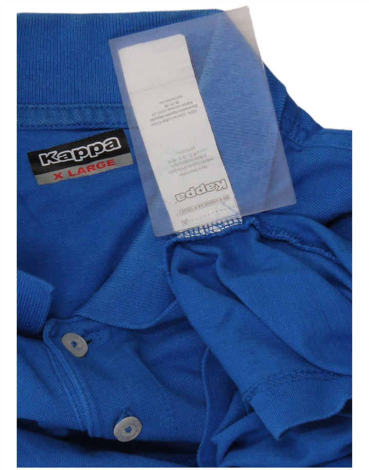 Camisa polo masculina KAPPA XL algodão azul