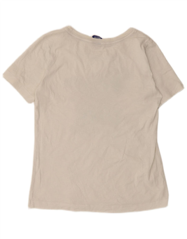 Camiseta feminina estampada Champion UK 14 médio branco