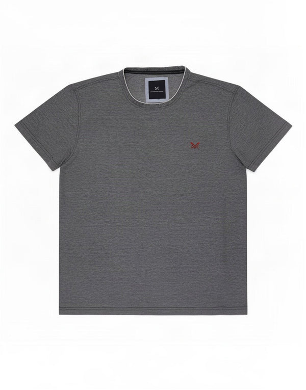 Crew Clothing Mens T-Shirt Top Small Grey Cotton