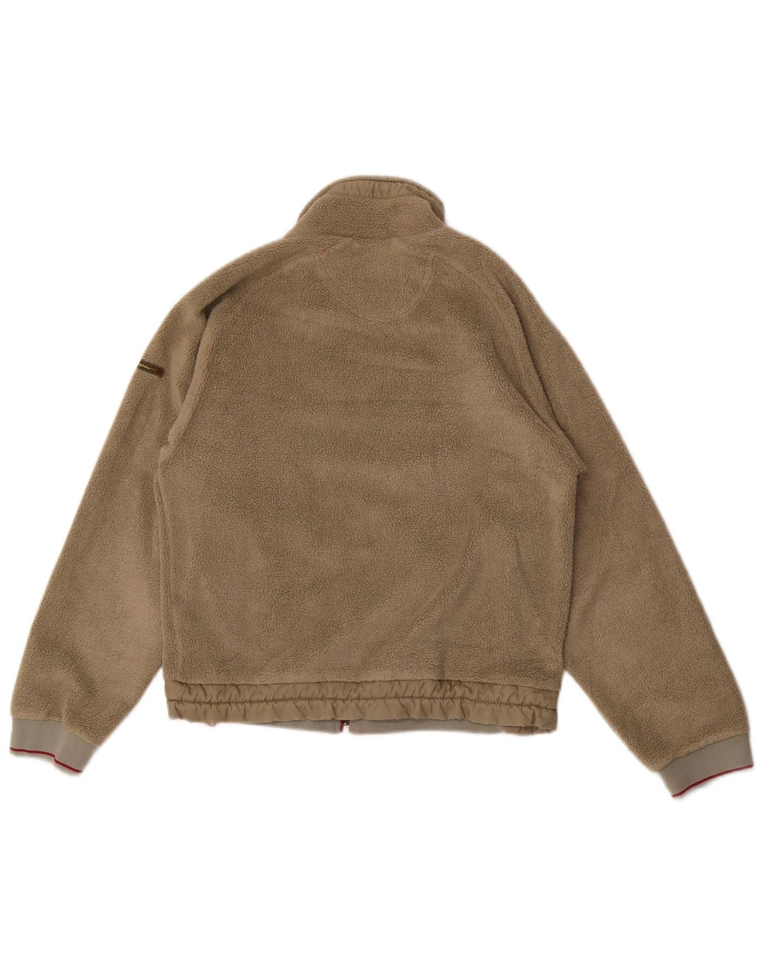 Jaqueta de lã superdimensionada feminina Champion UK 10 poliéster cáqui pequeno