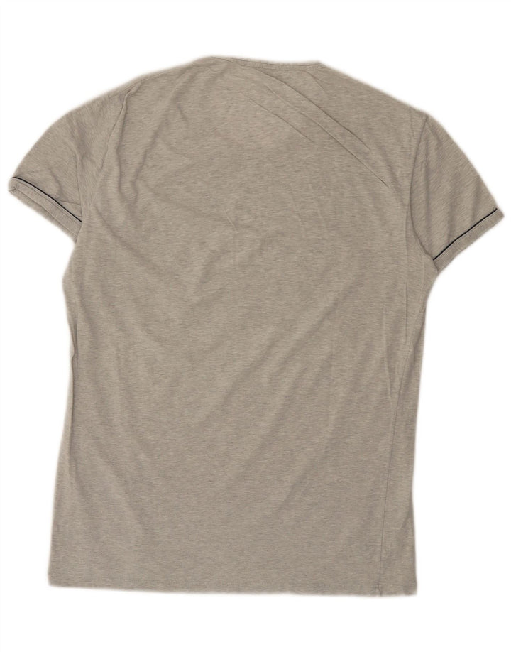 Camiseta masculina Fila Top pequeno cinza manchado
