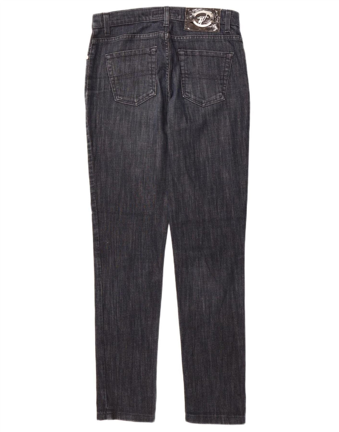 Jeans slim feminino TRUSSARDI W27 L32 algodão azul marinho