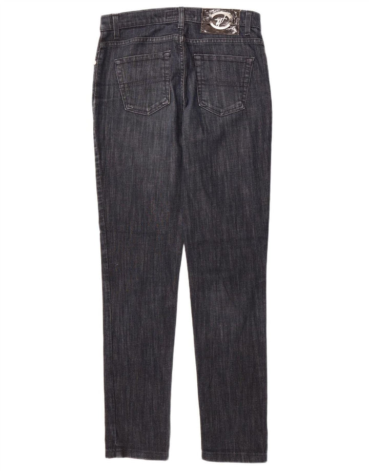 Jeans slim feminino TRUSSARDI W27 L32 algodão azul marinho