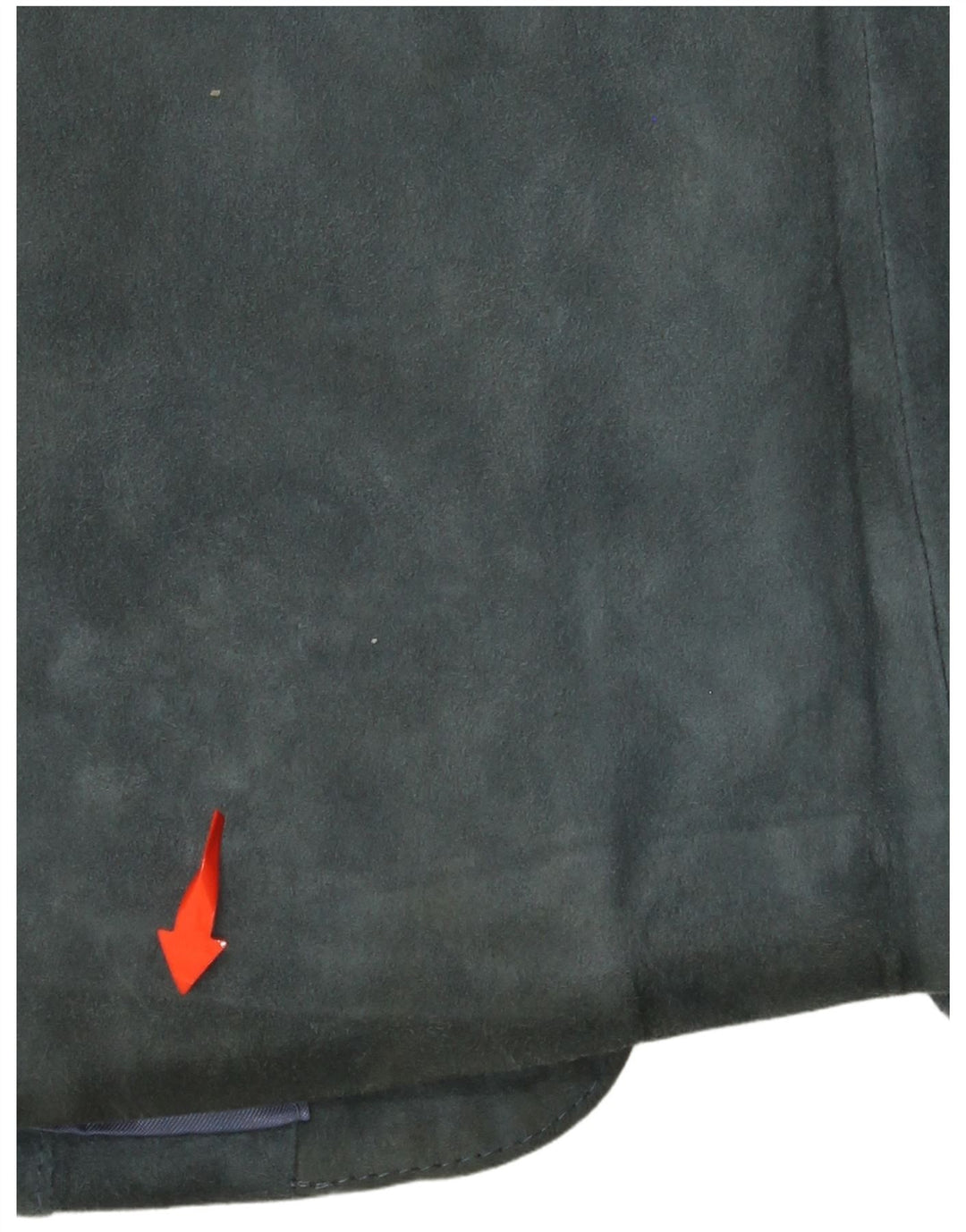 PENELOPE Colete feminino de camurça IT 44 azul médio