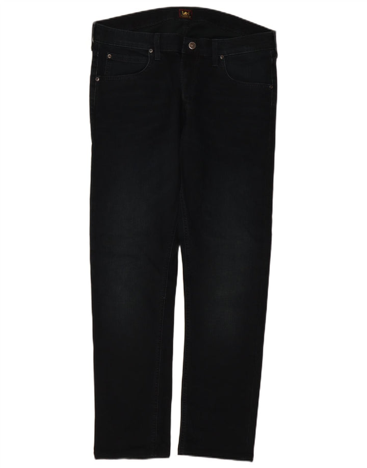 Jeans retos femininos Lee W36 L29 azul marinho