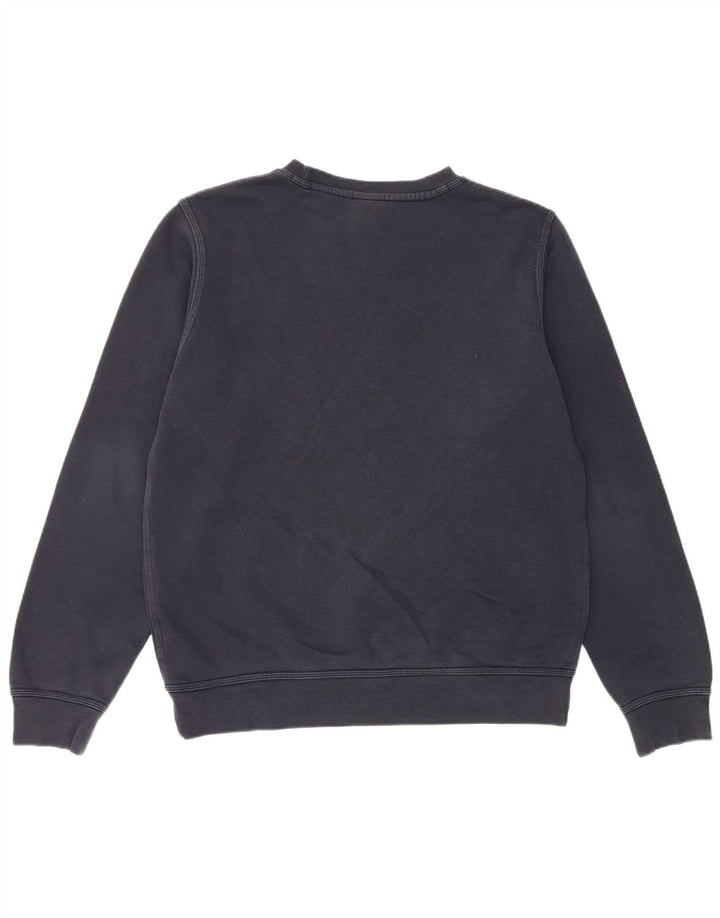 NIKE Mens Moletom Jumper Médio Azul Marinho Algodão