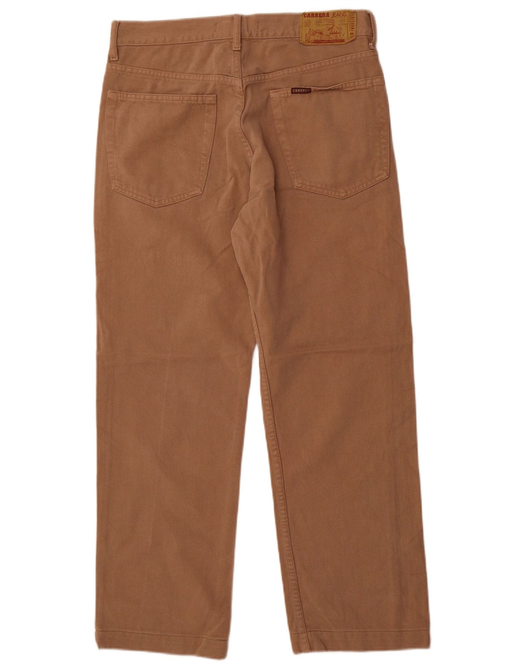 Carrera Mens 700 Straight Jeans W33 L28 Algodão Marrom