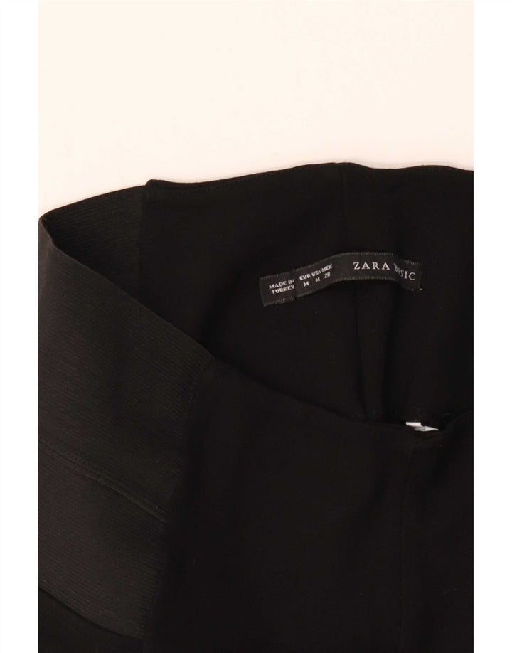 Zara Leggings femininos curtos médios pretos