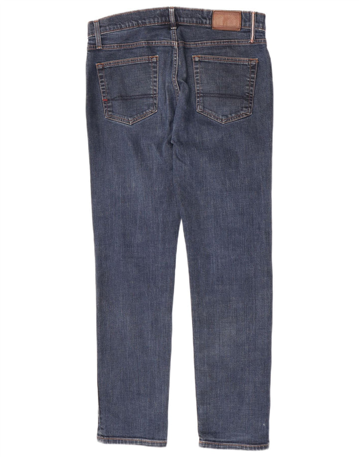 Tommy Hilfiger Masculino Slim Jeans W34 L32 Azul